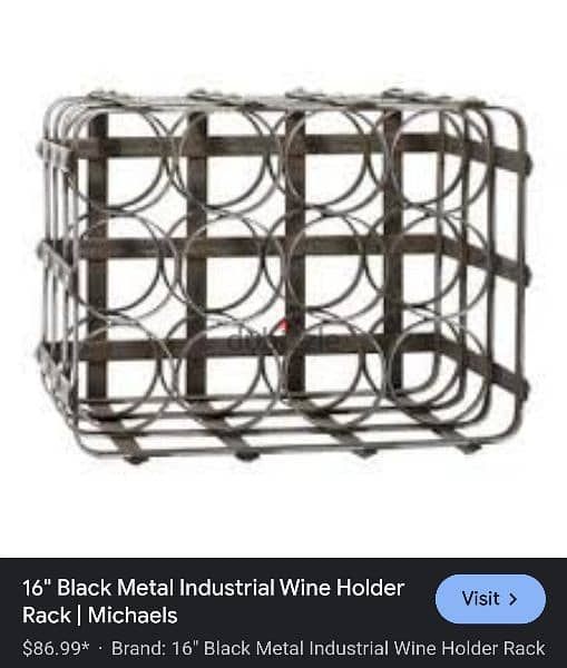 metal wine holder rack 1