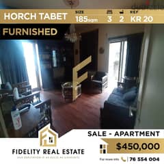 Apartment for sale in Horch Tabet furnished KR20