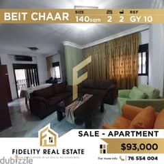 Apartment for sale in Beit El Chaar GY10
