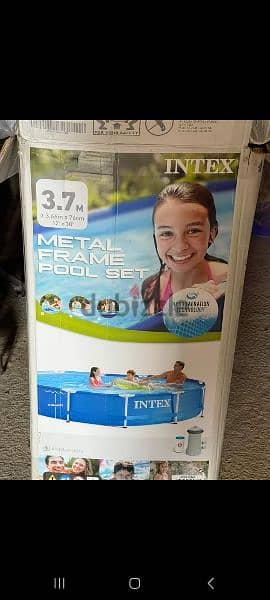Piscine Intex with filter and cover 1