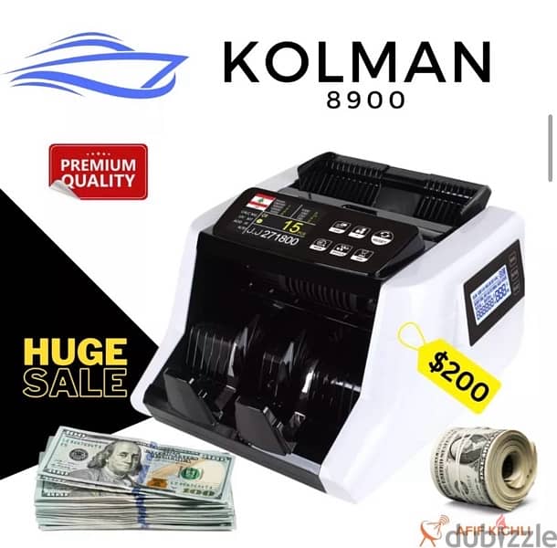 Kolman Money Counter 7700 عدادة نقود 1