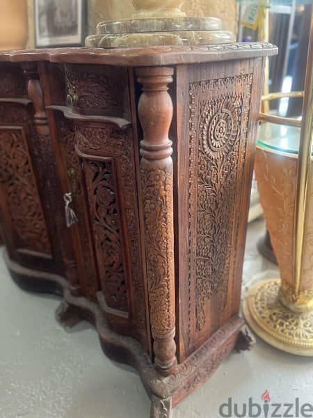 dersoir antique engraved solid wood 9