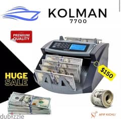 Kolman 7700 Money Counters USD EURO LBP 0