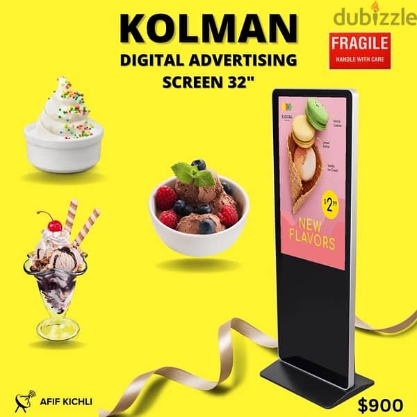 Kolman LED Advertising Screen Smart شاشة عرض اعلانية 1