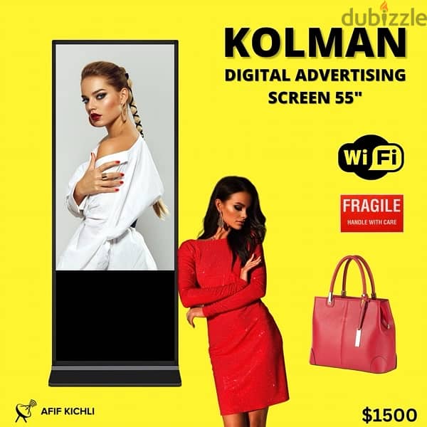 Kolman LED Advertising Screen Smart شاشة عرض اعلانية 2