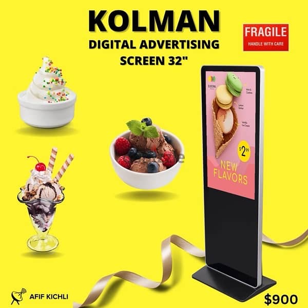 Kolman LED Advertising Screen-WiFi شاشة عرض اعلانية 1