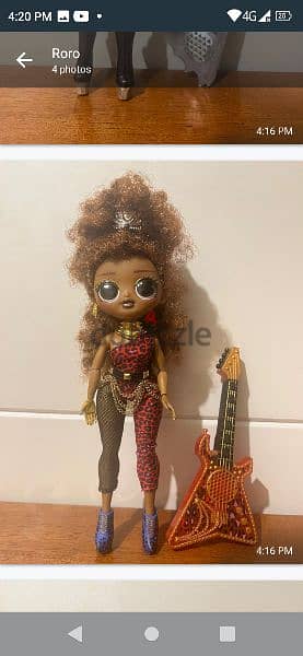 LOL OMG REMIX ROCK BAND 4 Great dolls +complete wear+Music Instruments 4