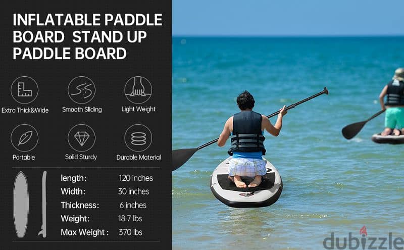 bodioo inflatble stand up paddle board 7