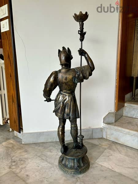 large bronze statue of a knight 1