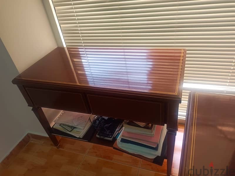 mahogany solid wood desk with retour 2