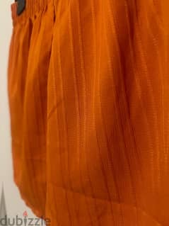 Orange Elastic Shorts 0