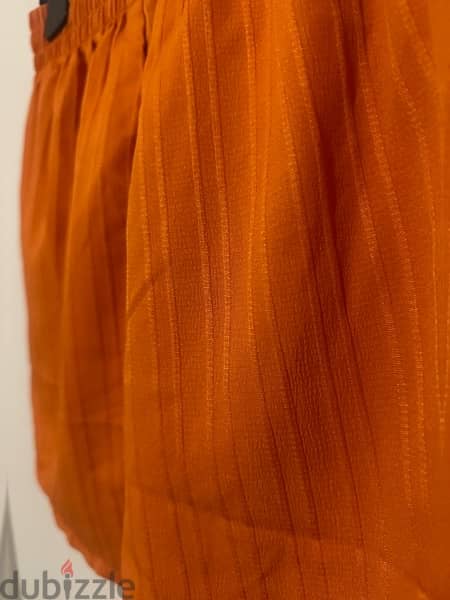 Orange Elastic Shorts 0