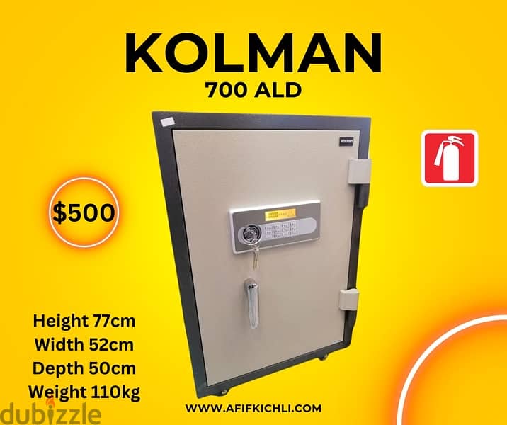 Kolman Safes All Sizes New! 4