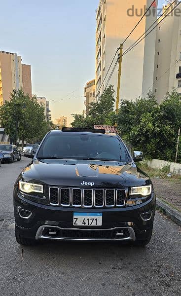 Jeep Grand Cherokee Overland 2015 v6 with Special Plate Number 1
