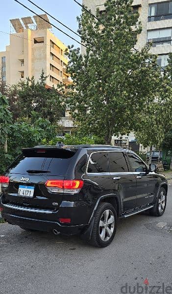Jeep Grand Cherokee Overland 2015 v6 with Special Plate Number 6