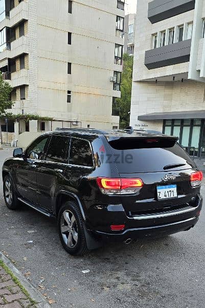 Jeep Grand Cherokee Overland 2015 v6 with Special Plate Number 7