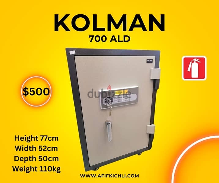 Kolman Safe-Box all Sizes 5