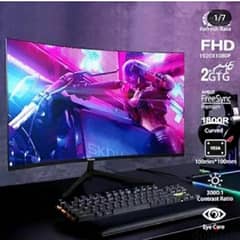 PERCHEN GAMING MONITOR 27 INCH CURBED HD/ sender/ 3$ delivery