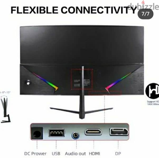 PERCHEN GAMING MONITOR 27 INCH CURBED HD/ sender/ 3$ delivery 3