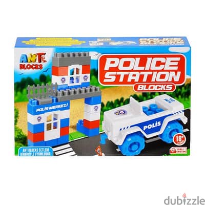 40 Pcs. Police Station Block Set