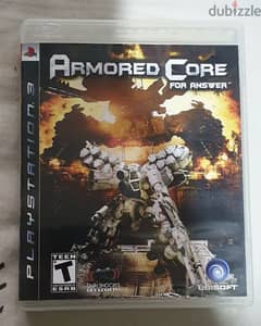 PS3 armoredcore for answer