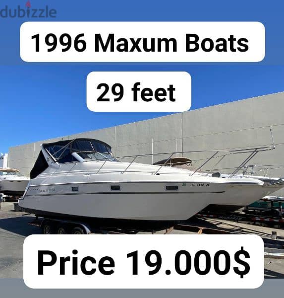 maxum yachts 29 feet 1996 modeel 0