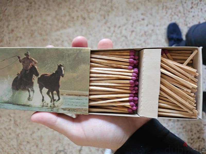 Vintage 1980 Marlboro Cigarette Matches! 2