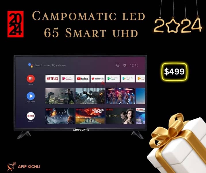 Samsung Campomatic LED 32/43/50/55/65/75 Smart-UHD كفالة شركة 1