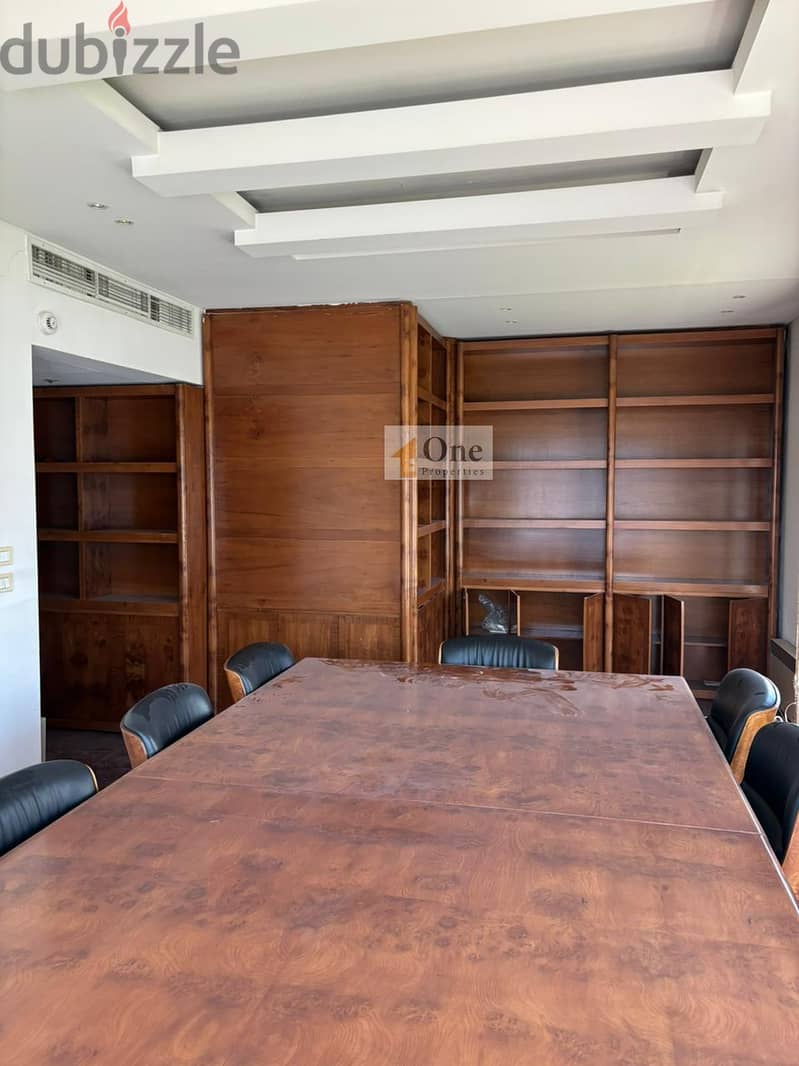 FULLY FURNISHED OFFICE for rent in HAZMIEH / BAABDA ,PRIME LOCATION. 8