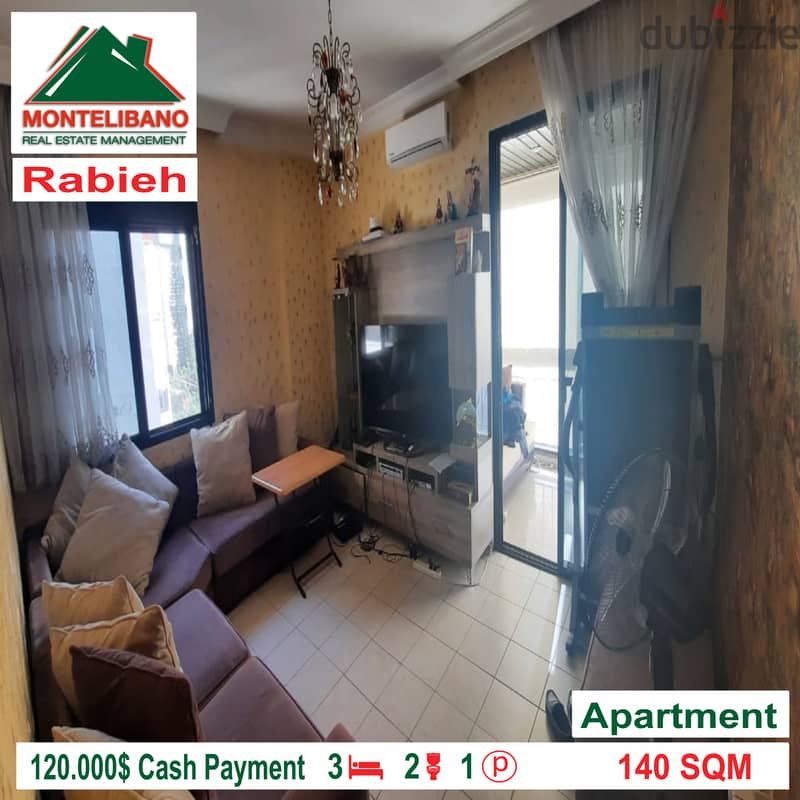 Apartment for sale in Rabieh!!! 1