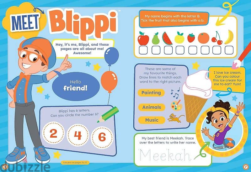 Blippi Annual 2023 Activities
Hard Cover
(77 pages) 2