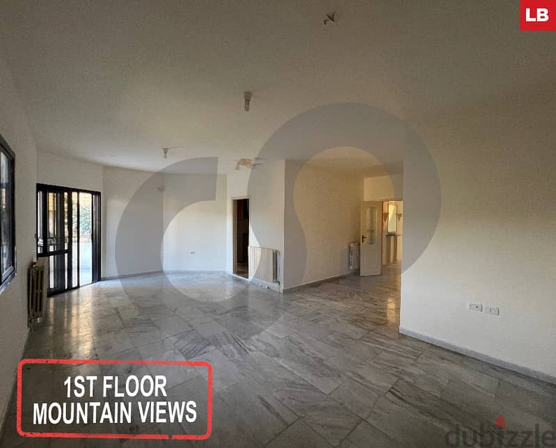 158 SQM apartment FOR SALE in Aley town/عاليه REF#LB104504 0