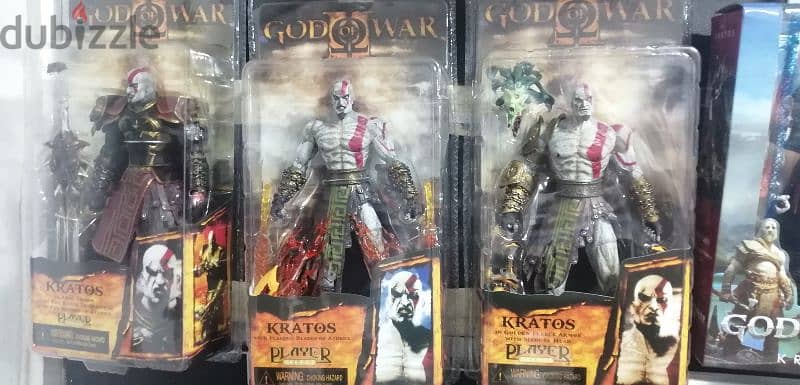 action figurins god of war uncharted resident evil assassin's creed 8