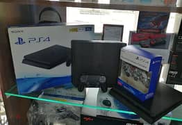 ps4 used like new 1tb + 2 controller all cables!