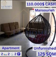 Apartment For Sale Located In Mansourieh  شقة للبيع تقع في المنصورية 0