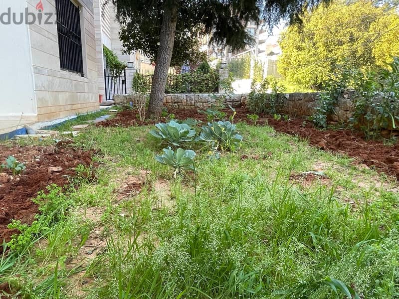 240 SQM apartment with 150 sqm of garden in Kfarahbab 11