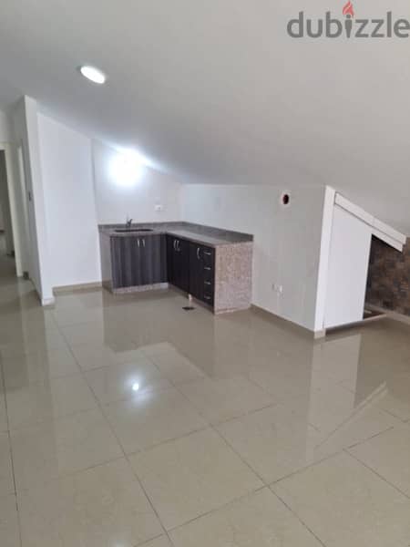 A rooftop apartment with open views for rent in Mazraat yachouh. 5