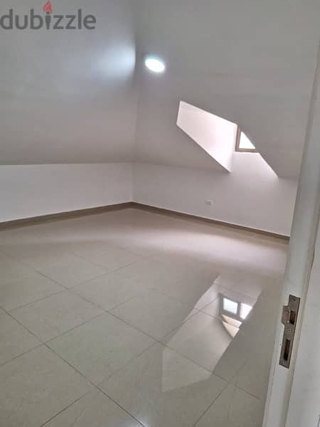 A rooftop apartment with open views for rent in Mazraat yachouh. 8