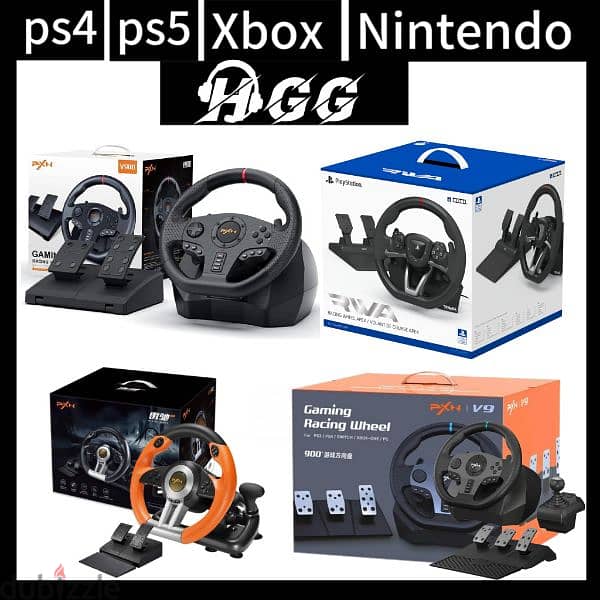 steering wheel for ps4 ps5 Xbox and Nintendo! 0