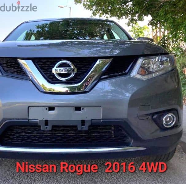 2016 Nissan Rogue 4WD 4cyld 2
