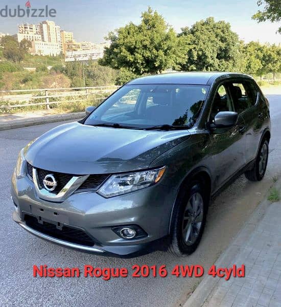 2016 Nissan Rogue 4WD 4cyld 3