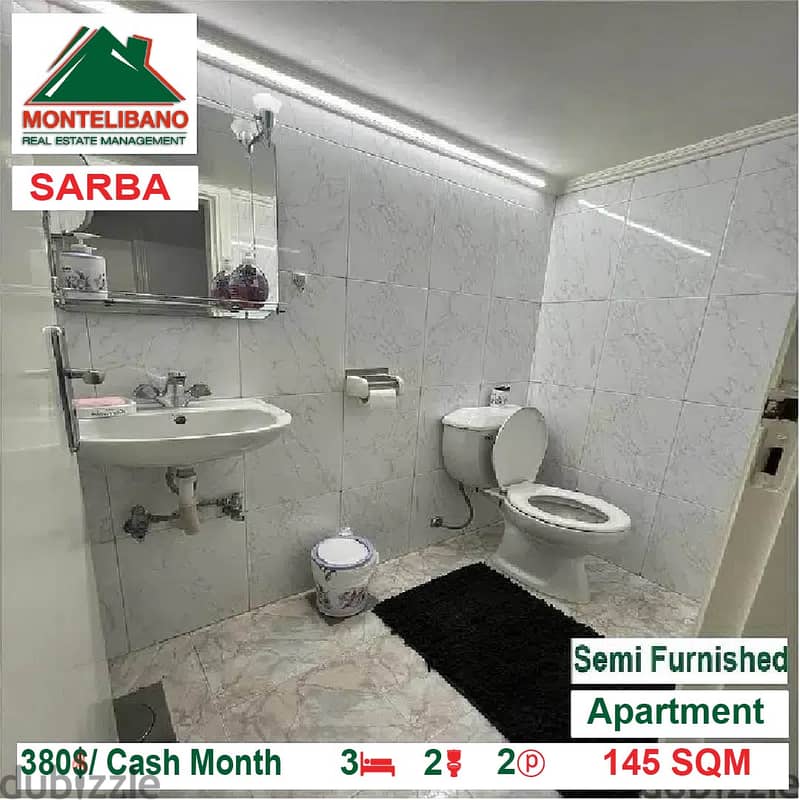 380$/Cash Month!! Apartment for rent in Sarba!! 4