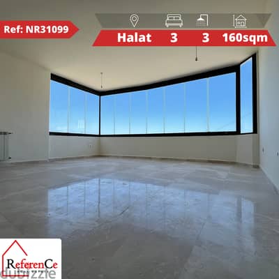 Amazing apartment with terrace in Halat شقة للبيع في حالات