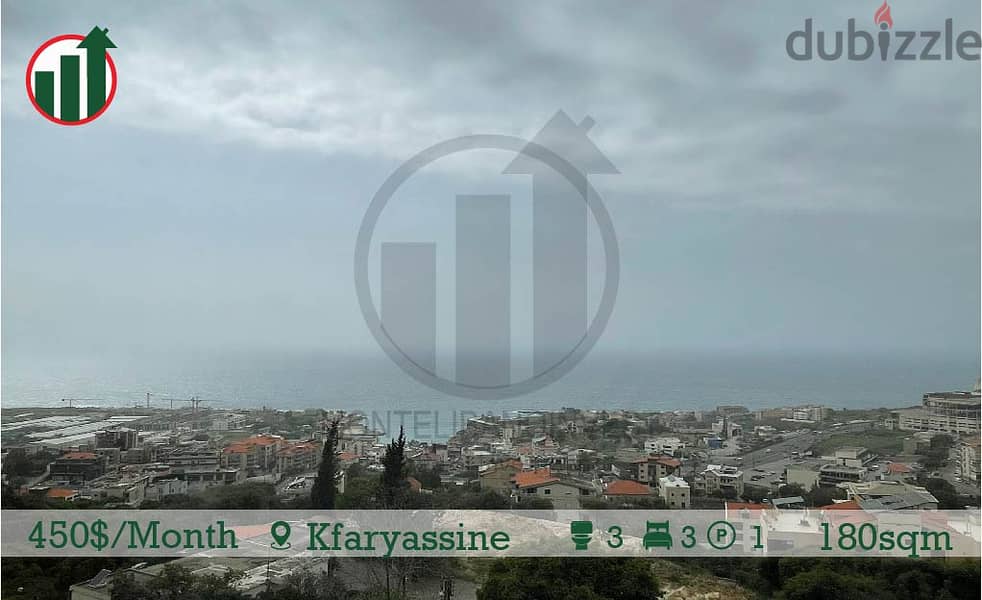 Semi Furnished Apartment for Rent in Kfaryassine! 1