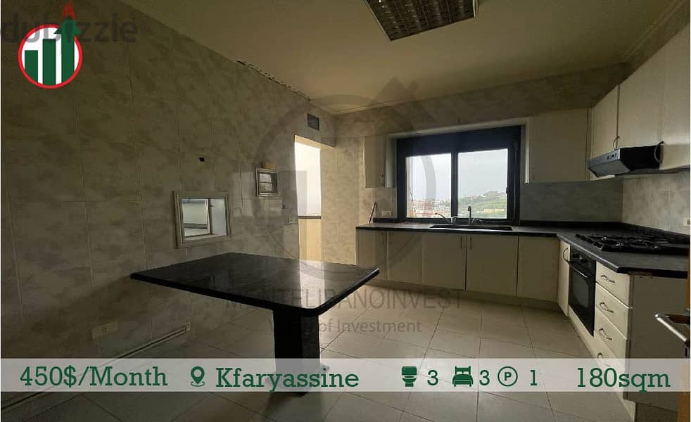 Semi Furnished Apartment for Rent in Kfaryassine! 9