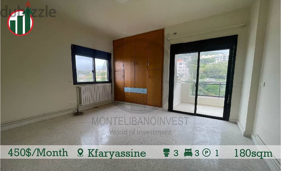 Semi Furnished Apartment for Rent in Kfaryassine! 10