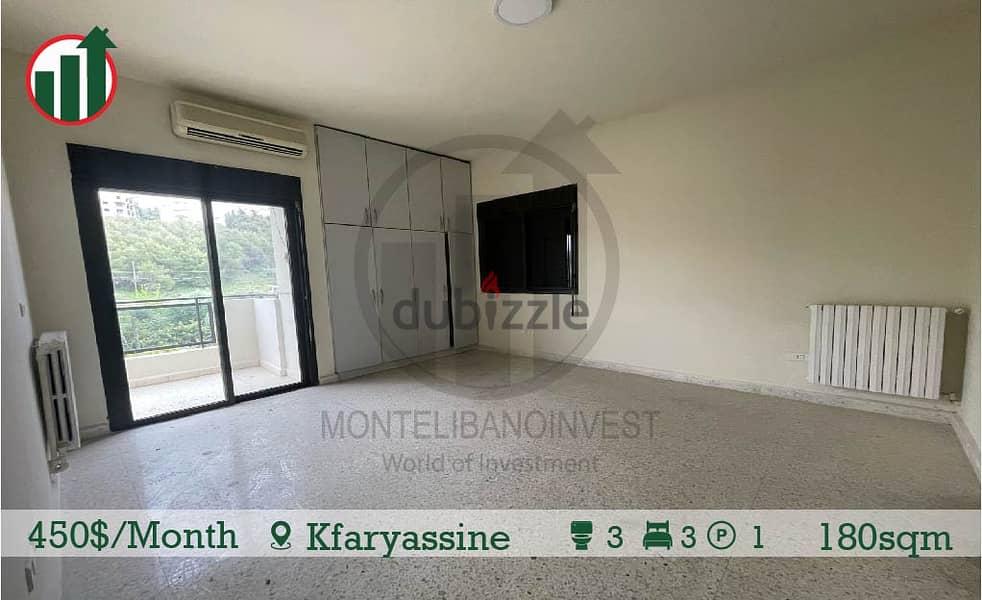 Semi Furnished Apartment for Rent in Kfaryassine! 11