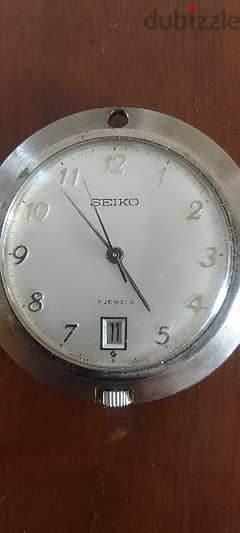 Vintage pocket watch Seiko 17 jewels.
