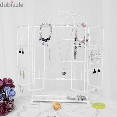 german store metal jewelry stand holder