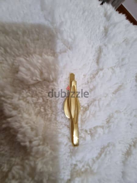 vintage tie clip heavy gold plated hand made in london 5
